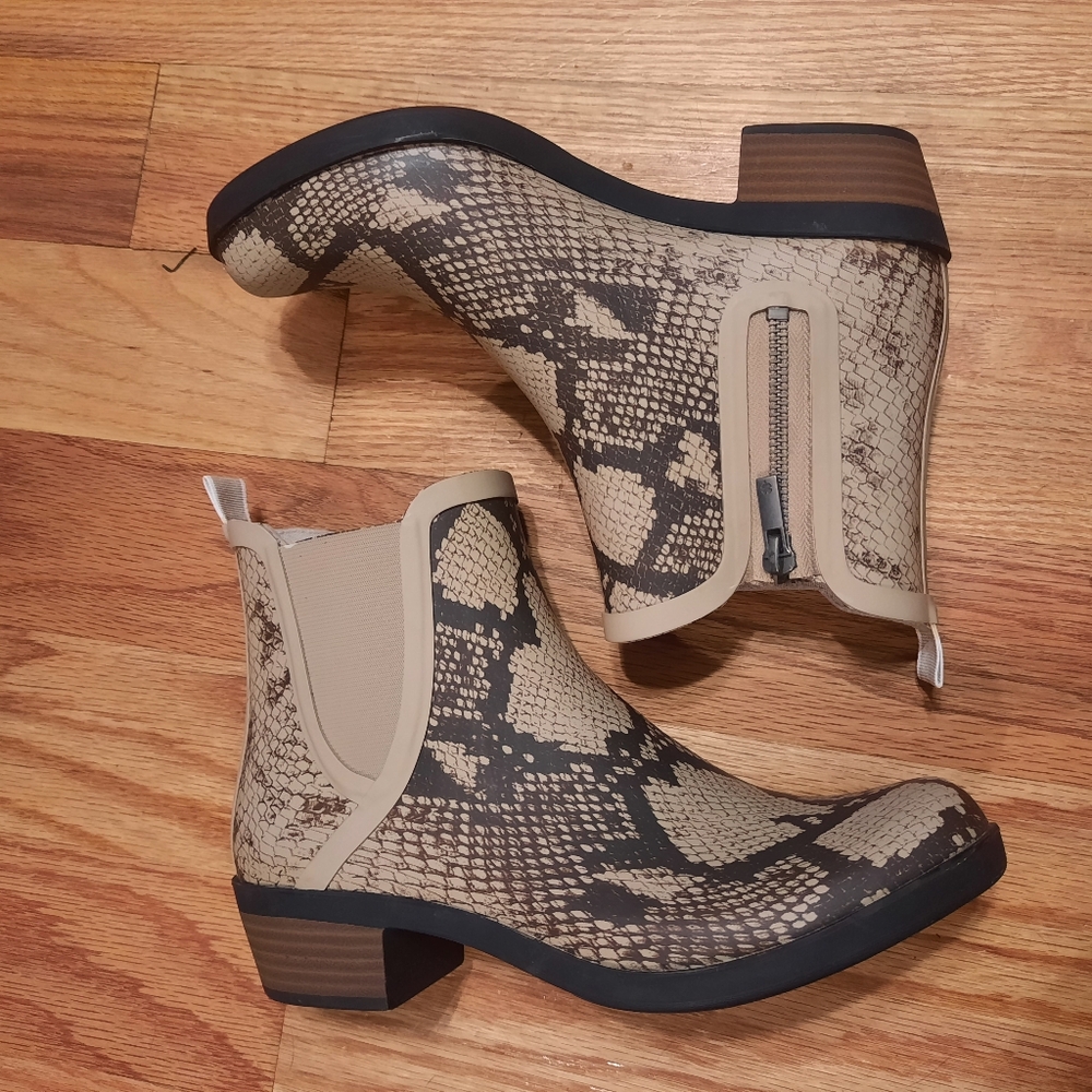 Lucky Brand Basel H20 Rain Boot - Size 8M -‎ Light Tan! Womens 8